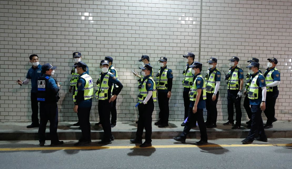 Hundreds of police officers were deployed to find the mayor on Thursday night. 