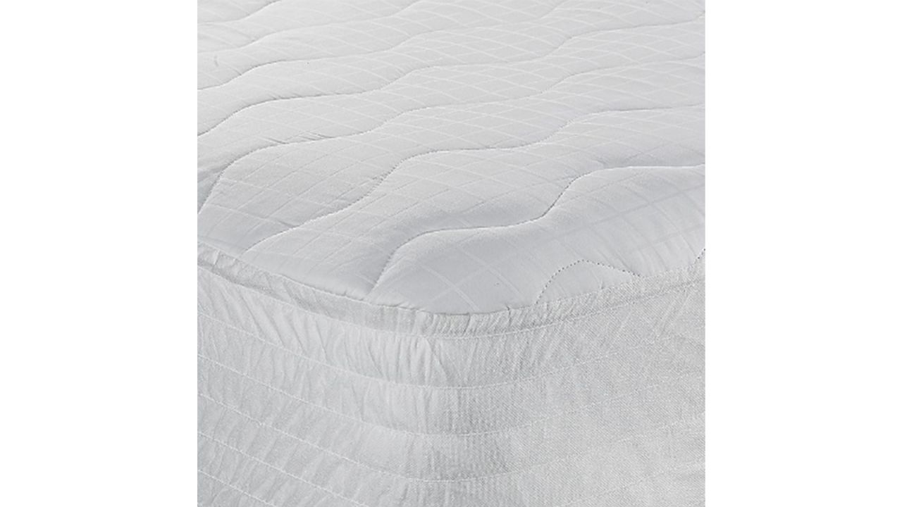therapedic 500 long staple cotton mattress pad double