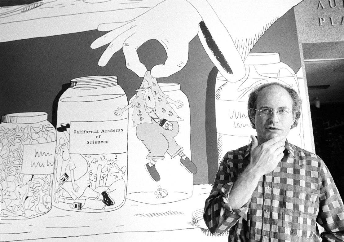 Cartoonist Gary Larson pictured in 1985.