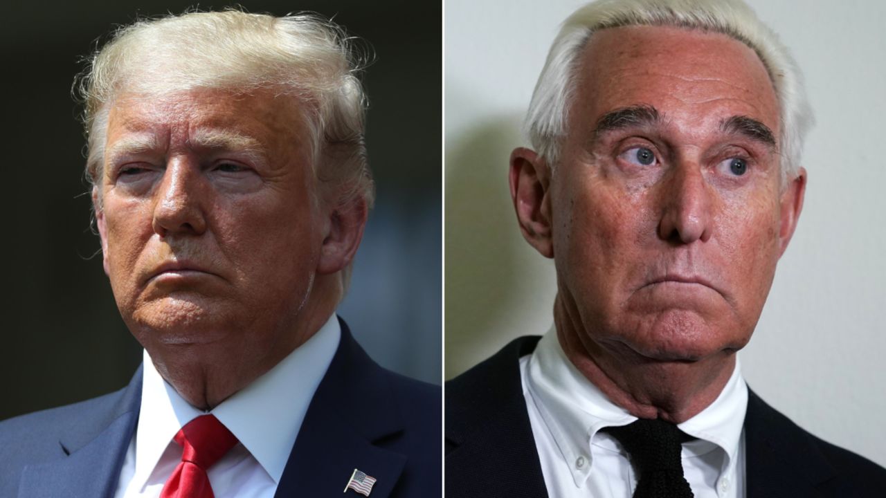 Trump Roger Stone SPLIT