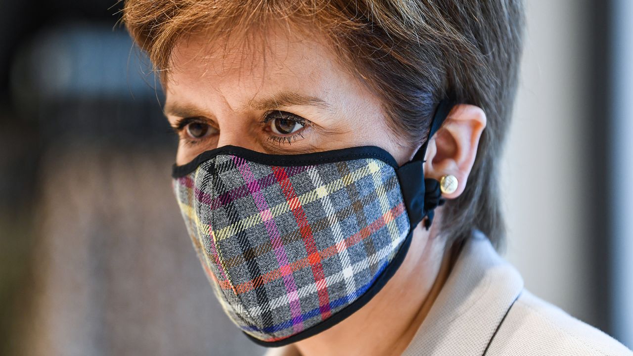 Nicola Sturgeon's tartan face mask has become a sartorial statement.