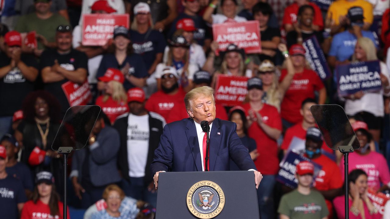 President Donald Trump speaks at a campaign rally at the BOK Center, June 20, 2020 in Tulsa, Oklahoma.