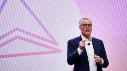 Ed Bastian, chief executive officer of Delta Air Lines Inc., speaks during a keynote at CES 2020 in Las Vegas, Nevada, U.S., on Tuesday, Jan. 7, 2020. Every year during the second week of January nearly 200,000 people gather in Las Vegas for the tech industry's most-maligned, yet well-attended event: the consumer electronics show. Photographer: Bridget Bennett/Bloomberg via Getty Images