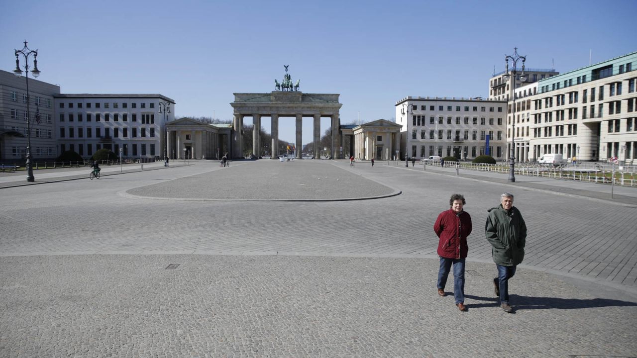 Berlin's streets have been free of tourists.