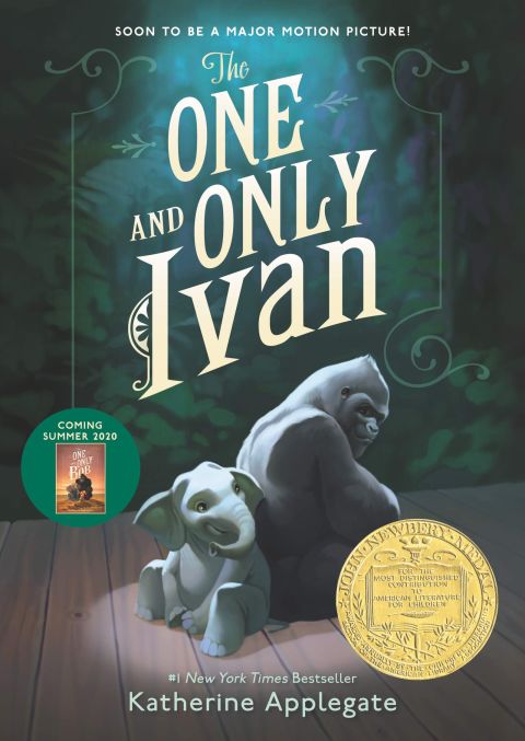 "The One and Only Ivan" by Katherine Applegate explores the theme of empathy through the eyes of a gorilla held captive in a shopping mall.