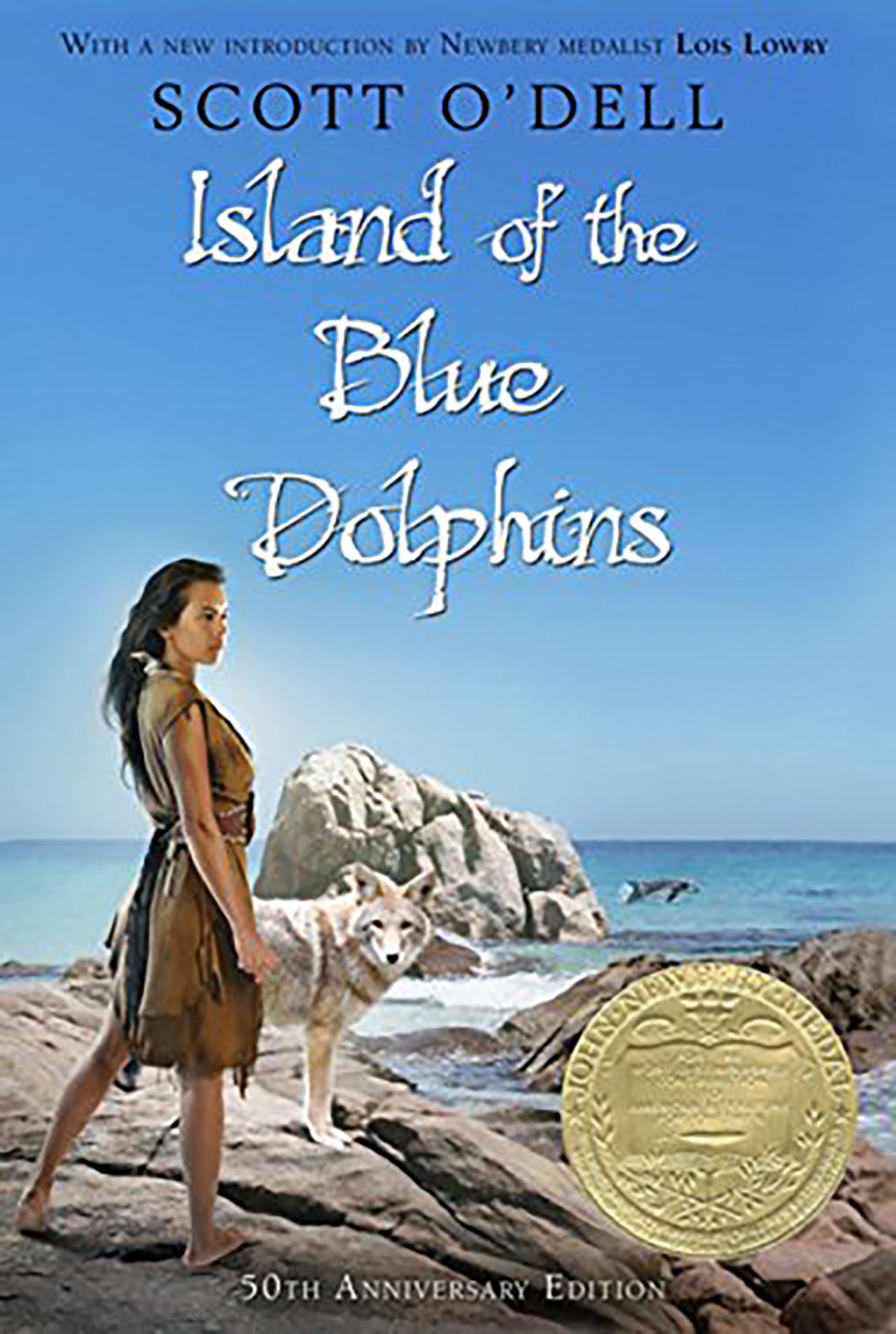 In "Island of the Blue Dolphins" by Scott O'Dell, 12-year-old Karana learns to fend for herself while coping with loneliness, surviving alone on a coastal island.