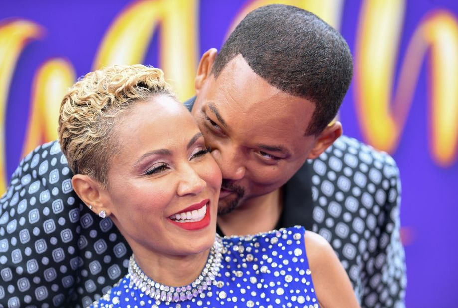 Will Smith and Jada Pinkett Smith attend the "Aladdin" premiere in May 2019. The actors have been married since 1997.