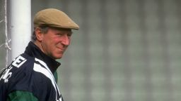 Jun 1994:  Portrait of Eire Manager Jack Charlton during a World Cup match in the USA.    \ Mandatory Credit: Simon  Bruty/Allsport