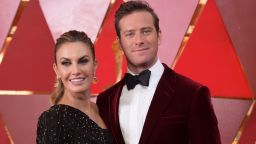 Elizabeth Chambers, left, and Armie Hammer arrive at the Oscars on Sunday, March 4, 2018, at the Dolby Theatre in Los Angeles. (Photo by Richard Shotwell/Invision/AP)