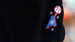 The Atlanta Dream logo on a pair of game shorts 