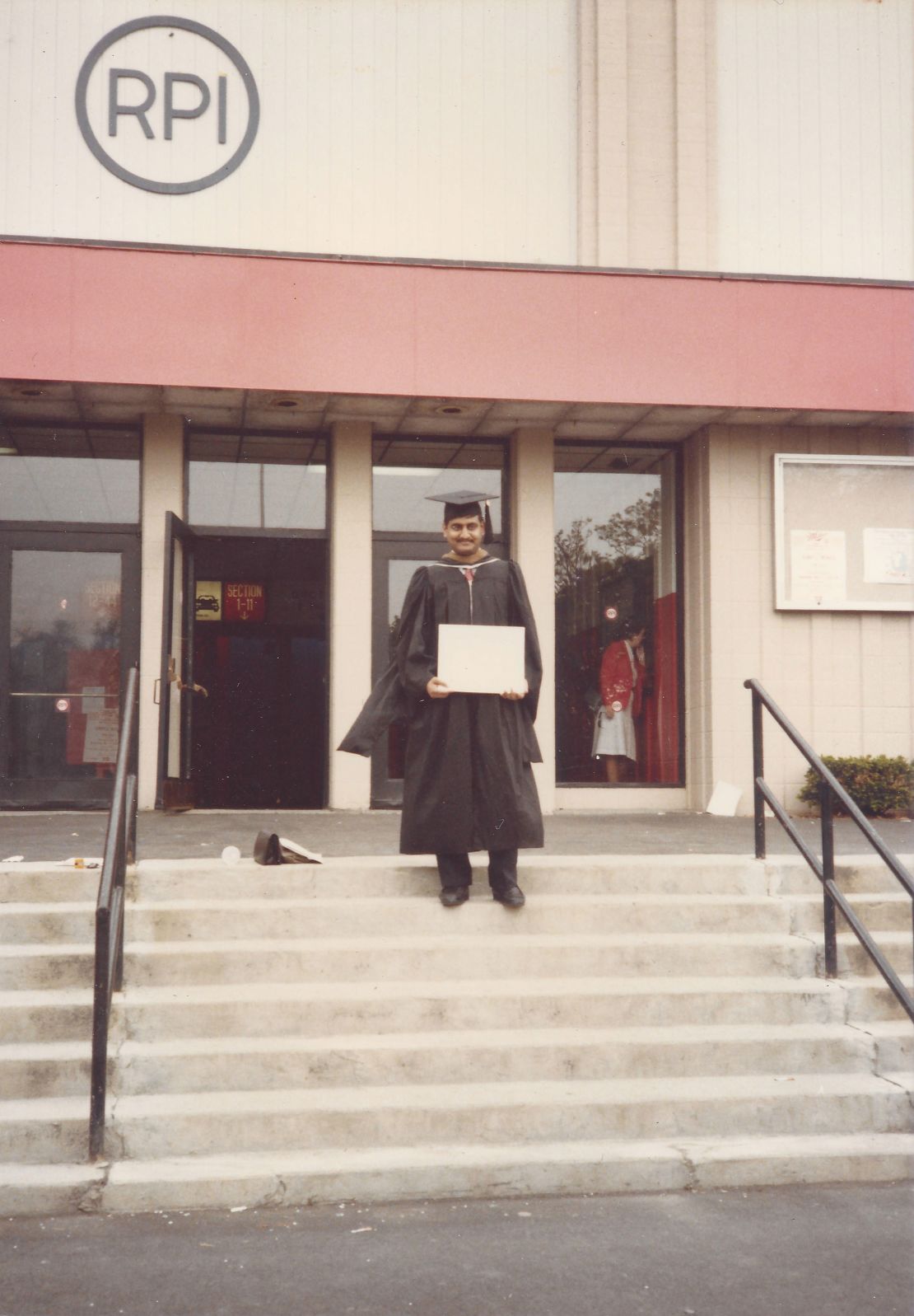 My father at his graduation at Rensselaer Polytechnic Institute in 1986. 