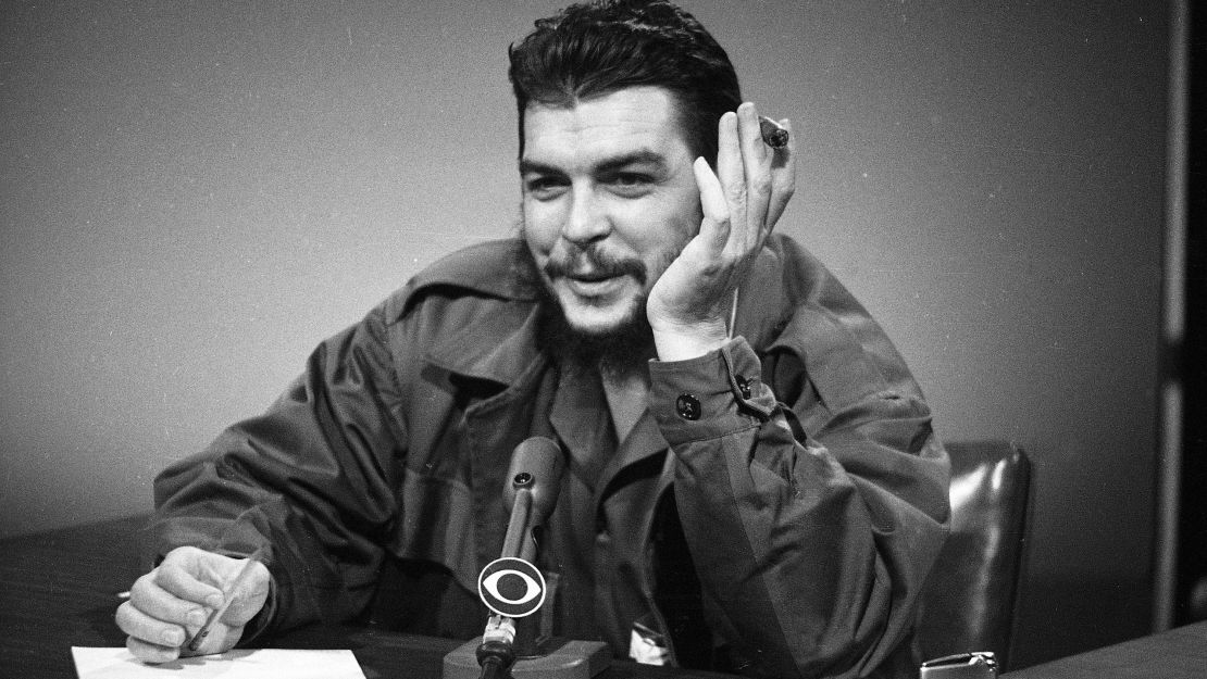 Ernesto "Che" Guevara makes an appearance on "Face the Nation" at CBS-TV studios in New York City, Dec. 13, 1964.