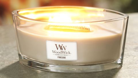 WoodWick Fireside Ellipse Candle