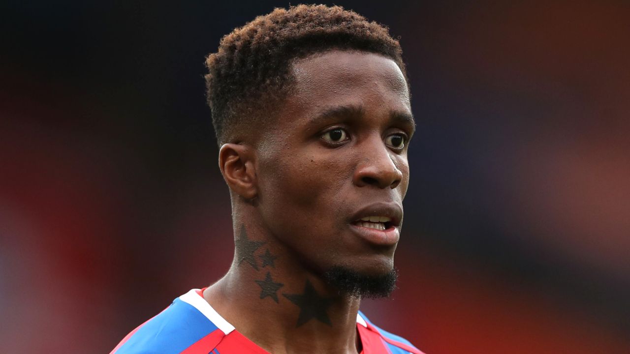 Wilfried Zaha revealed he had been racially abused on social media ahead of Crystal Palace's game against Aston Villa.
