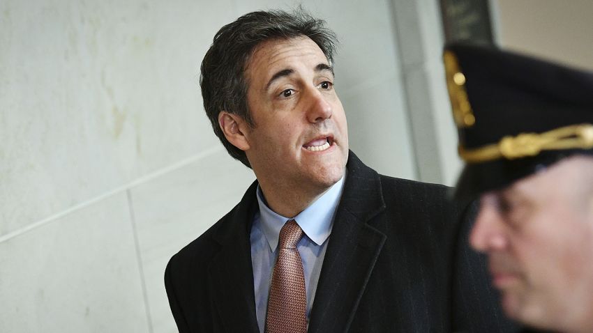 Michael Cohen, US President Donald Trump's former personal attorney, arrives to testify in a closed session before the House Intelligence Committee at the US Capitol in Washington, DC on March 6, 2019. - Cohen, who is to report to prison on May 6, 2019 to begin serving a three-year sentence for fraud, tax evasion, illegal campaign contributions and lying to Congress, expressed regret for his years of devoted service to Trump. (Photo by MANDEL NGAN / AFP)        (Photo credit should read MANDEL NGAN/AFP via Getty Images)