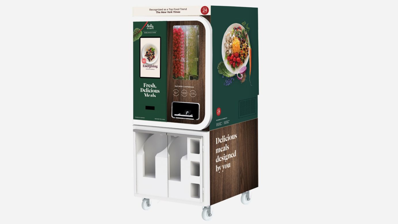 <a href="https://edition.cnn.com/2020/07/13/success/food-office-coronavirus/index.html" target="_blank">Chowbotics</a> -- a California-based tech startup that sells robot vending machines -- says it has seen an uptick in demand for its fresh food robot "Sally," which serves custom-made salads, grain bowls and a variety of yogurts. Pre-pandemic, Sally was used most regularly in hospitals, but now it's replacing the salad bars in some office cafeterias. 