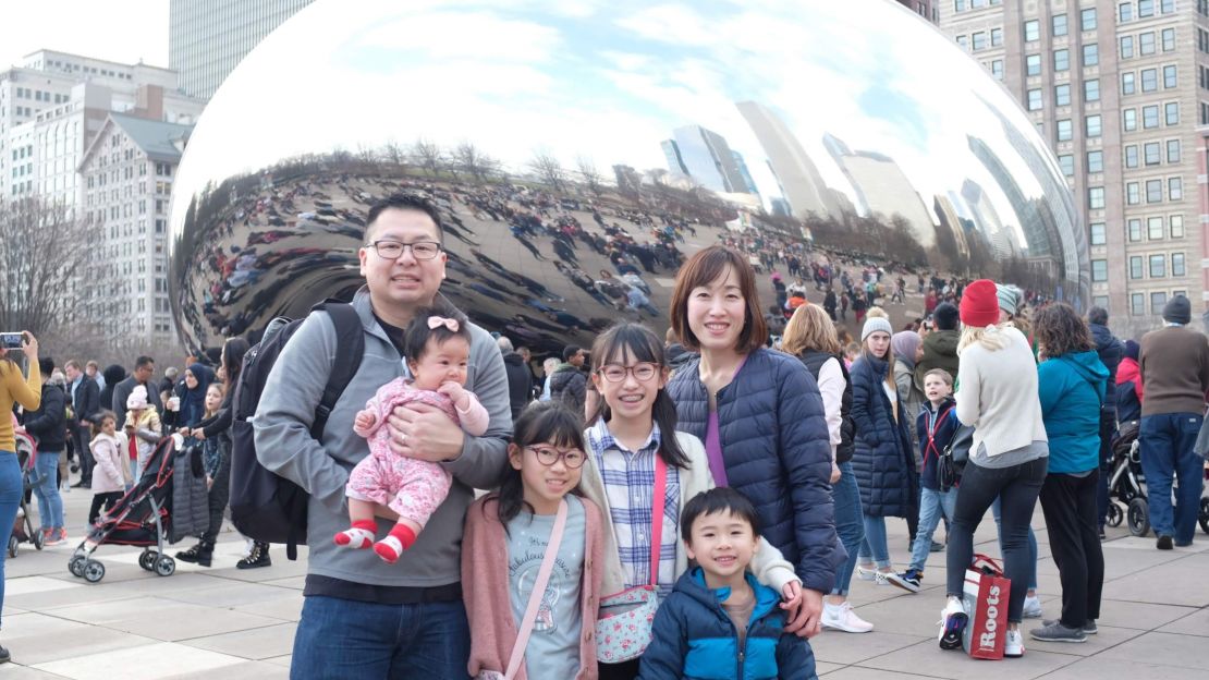 Chris Trinh is worried about traveling with his young children.