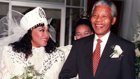 Zindzi Mandela pictured with father Nelson in 1992.