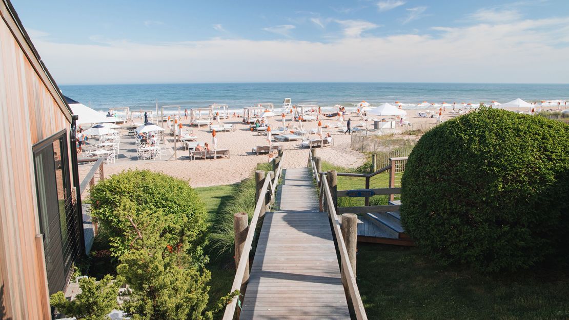 Gurney's Montauk beachfront resort has been packed this summer -- despite Covid-19.