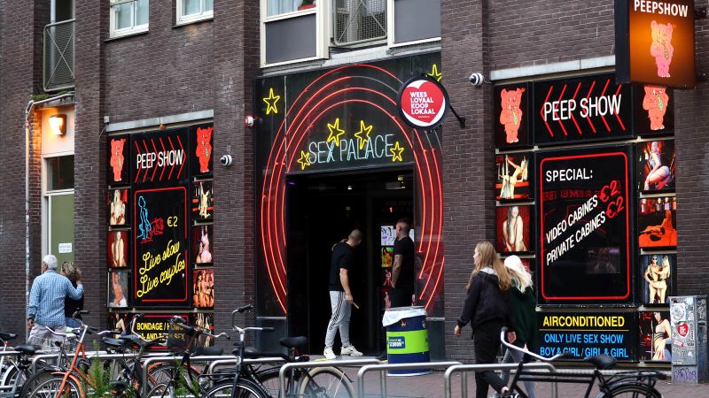 Amsterdams prostitute hotel plan to uproot red light district image