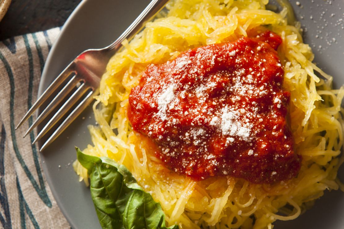 Swap out regular pasta for a healthier kind. 