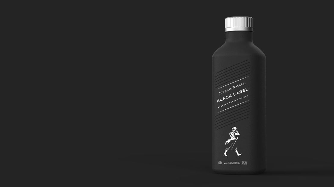 Diageo has created the world's first ever 100% plastic free paper-based spirits bottle.