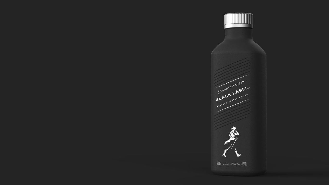 Diageo has created the world's first ever 100% plastic free paper-based spirits bottle.