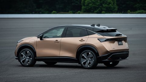 Nissan unveiled its first electric SUV, called the Ariya.