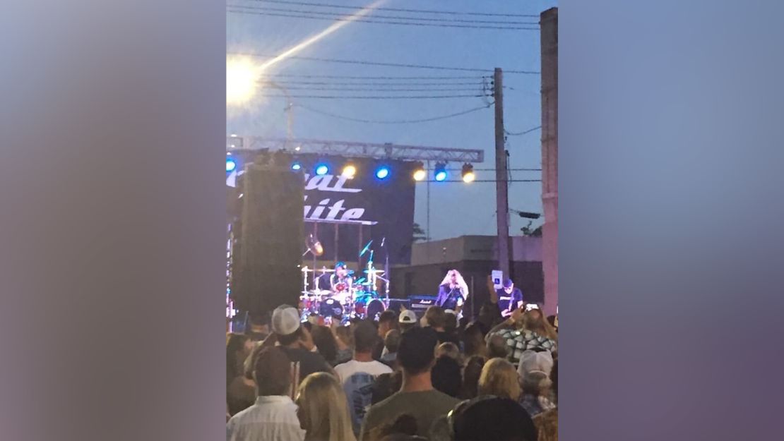 Great White performs in Dickinson, North Dakota, last week.