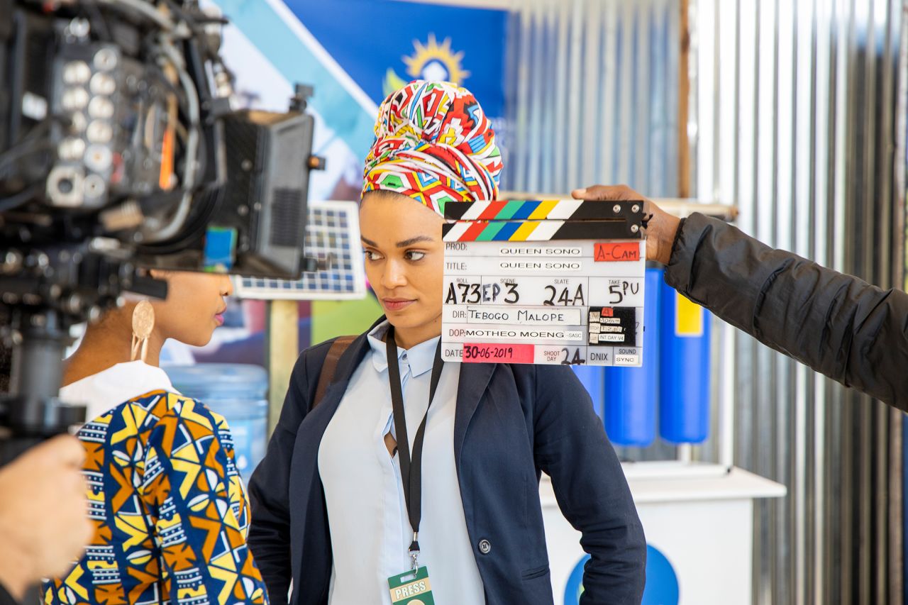 "Queen Sono," is a drama series about a South African spy, and features South African actress Pearl Thusi.