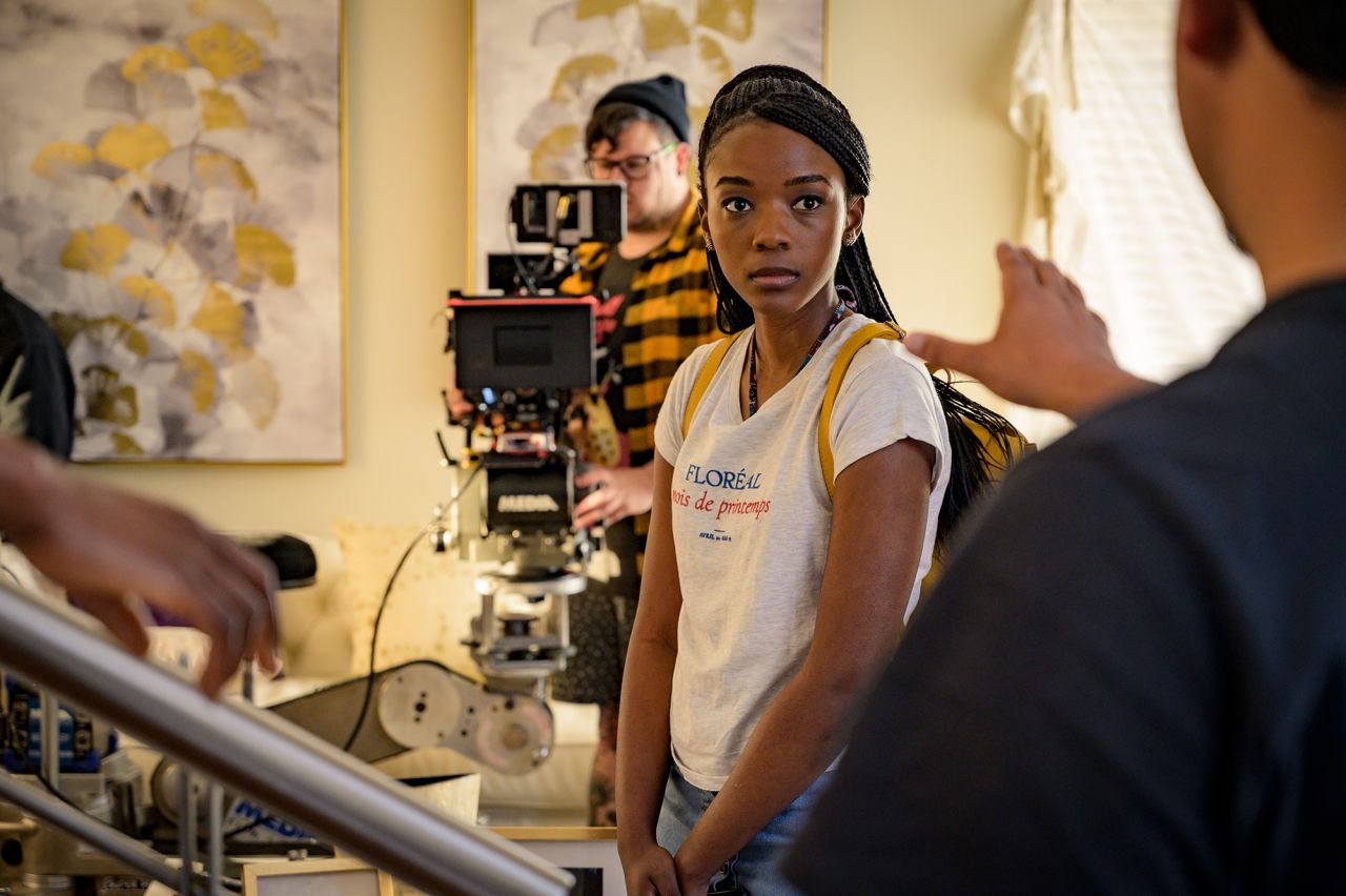 "Blood & Water" is the second Netflix original series to come out of South Africa. Actress Ama Qamata is pictured here on the set of during the first season, which premiered in May.
