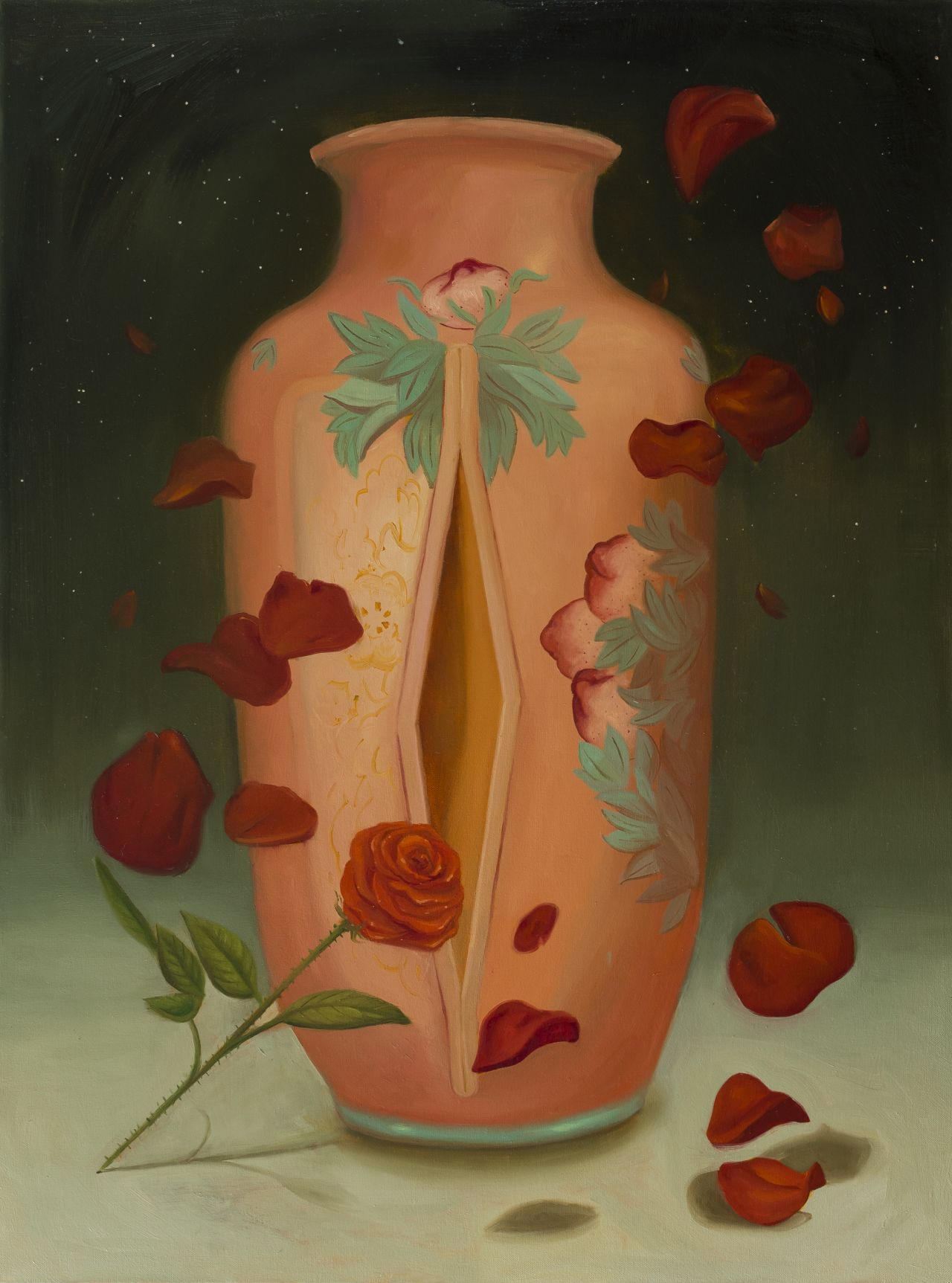 "An Alluring Vase" (2019) by Dominique Fung. 