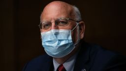 WASHINGTON, DC - JULY 2: CDC Director Dr. Robert R. Redfield testifies at a Senate Labor, Health and Human Services, Education and Related Agencies Subcommittee hearing in Washington, DC, on July 2. Graeme Jennings/Pool/Getty Images