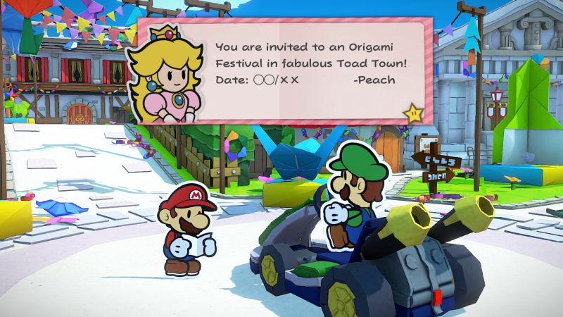 Paper Mario' on the Nintendo Switch sees Mario making unlikely
