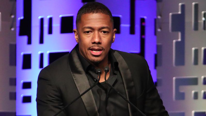 BEVERLY HILLS, CALIFORNIA - OCTOBER 24: Host Nick Cannon speaks onstage at The Los Angeles Mission Legacy Of Vision Gala at The Beverly Hilton Hotel on October 24, 2019 in Beverly Hills, California. (Photo by Rich Fury/Getty Images)