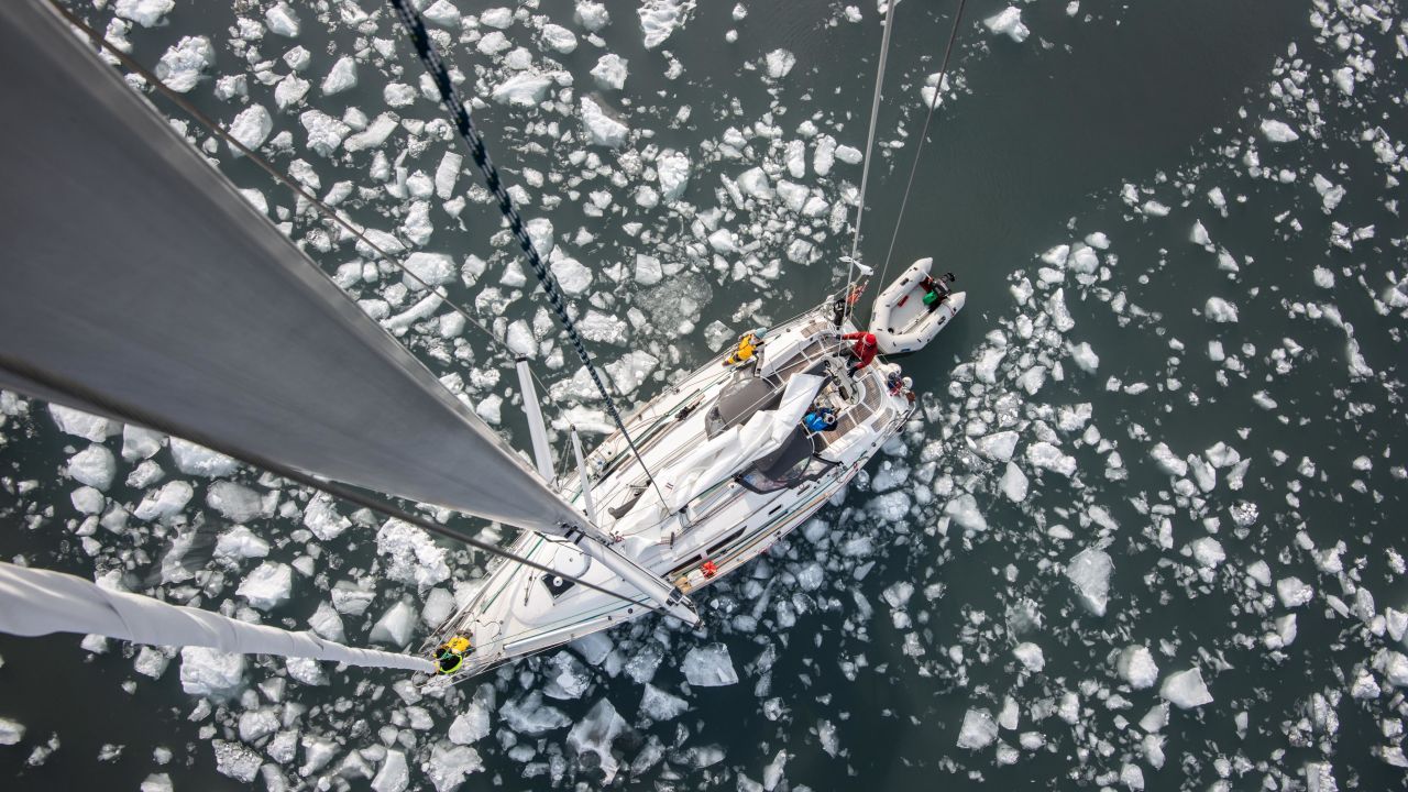 The crew of five lived aboard Barba for four months, sailing to Svalbard and back.