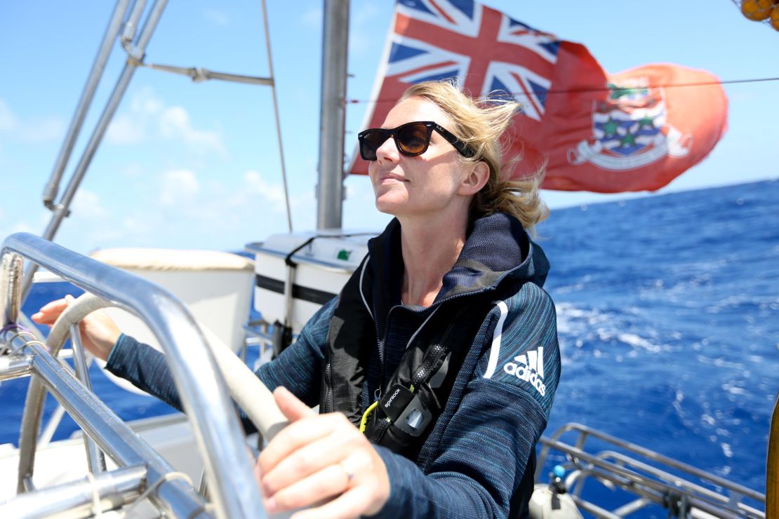 Emily Penn, co-founder of eXXpedition, a series of all-women sailing voyages.