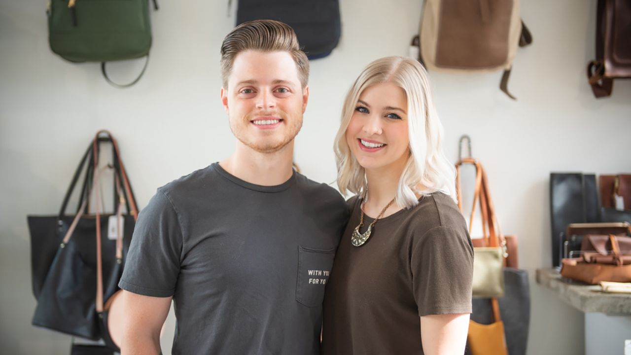Andy and Morgan Sommer own the boutique Forth and Nomad in Houston. They owe $16,000 a month for their retail space.