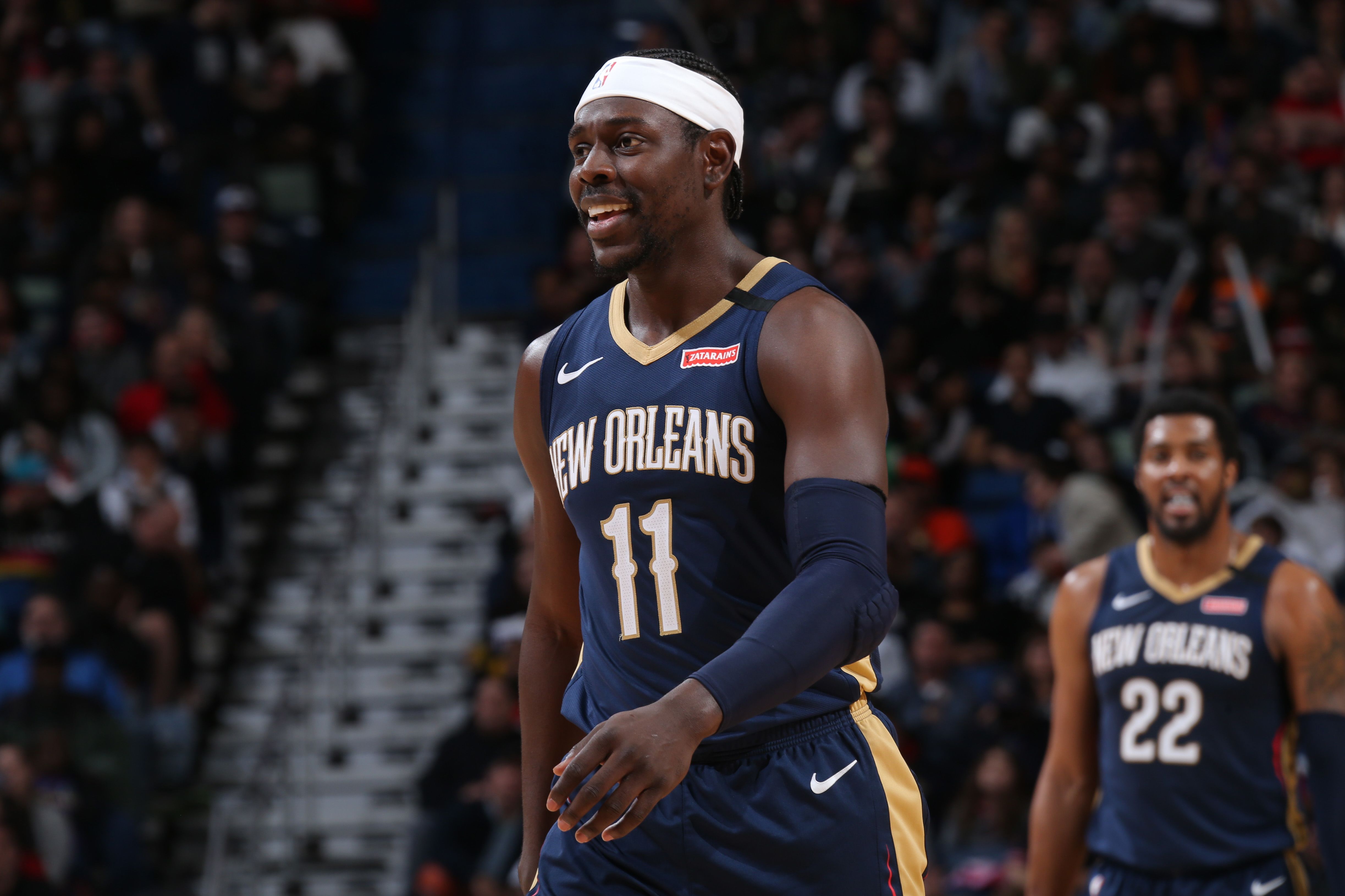 New Orleans Pelicans' Jrue Holiday practices, to play for first time this  season - ESPN