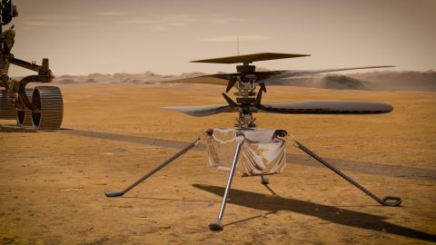 The Ingenuity helicopter will be the first rotorcraft to fly on another planet.