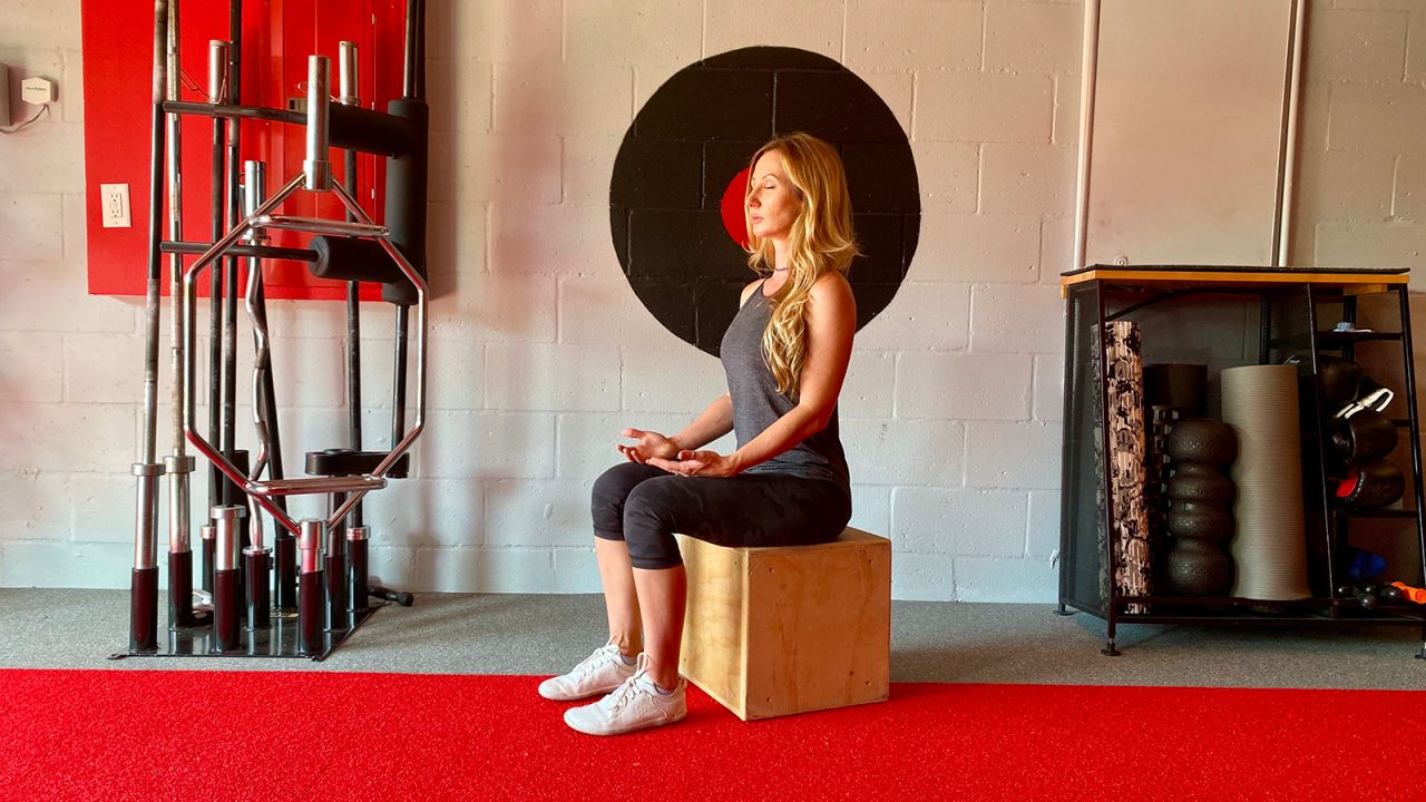It's all about the approach: Ease your way back into a workout routine by getting in a positive mindset for a healthy mind-body connection. Shown here is your guide, Dana Santas.