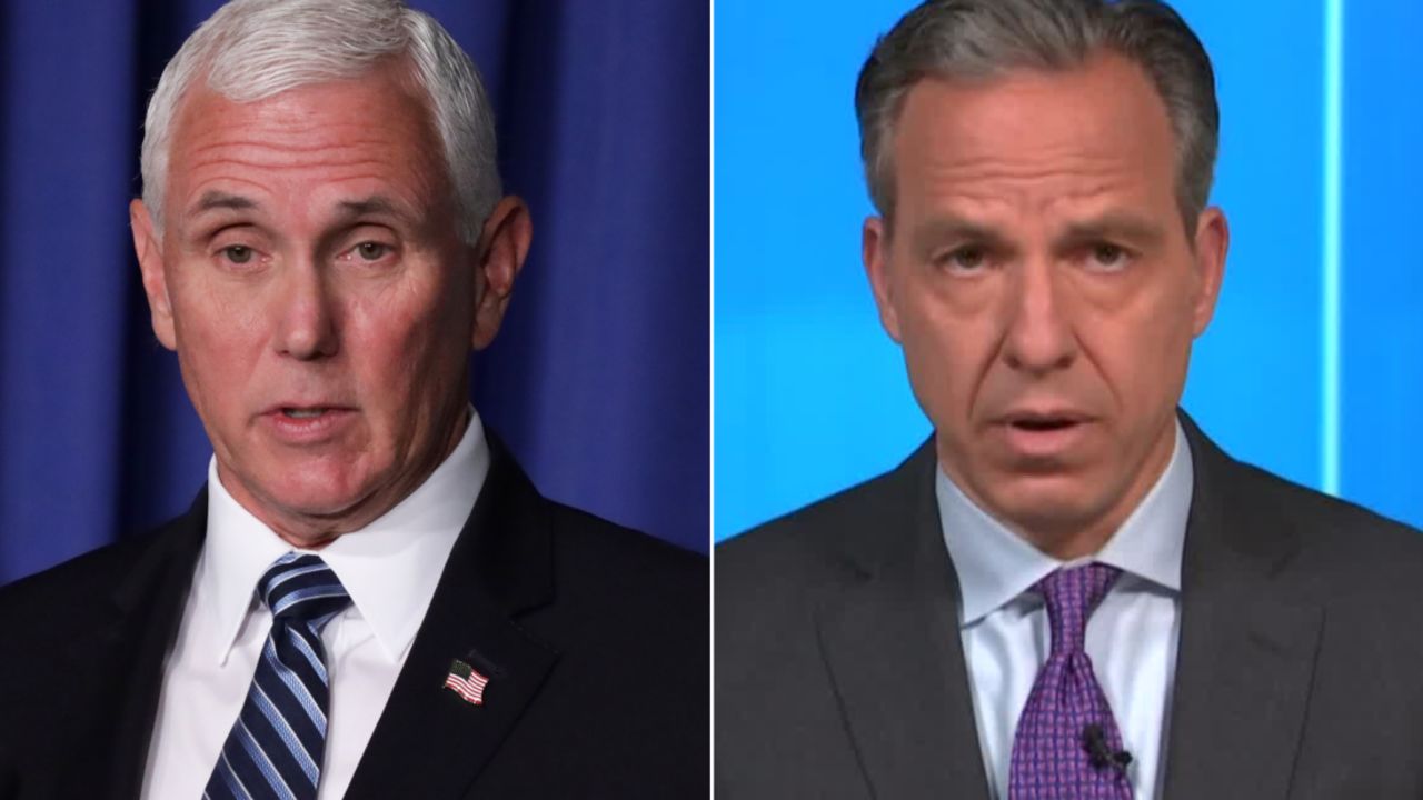 Jake Tapper Mike Pence Split