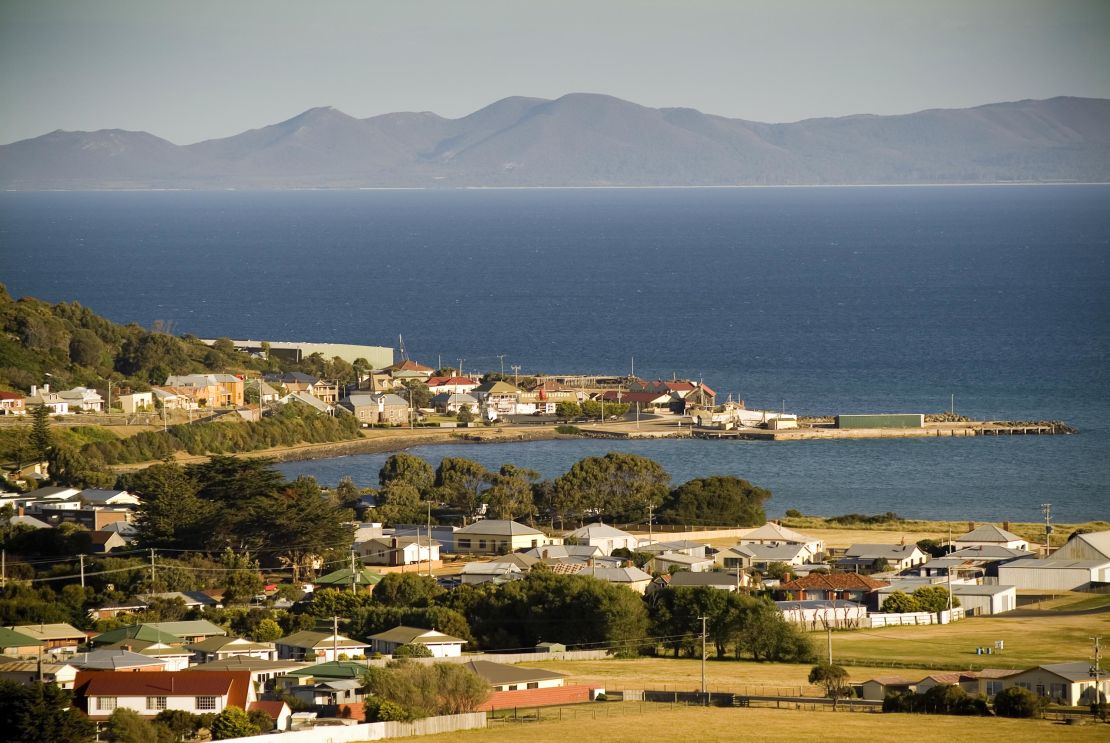 The boy and his father were about 5 kilometers off the coast of Stanley.