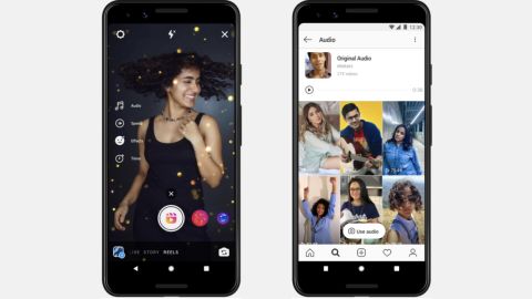 Reels offers many of the same features as TikTok, including music, original audio and special effects.