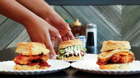 Mason Dixie's comfort-food driven biscuit sandwiches.