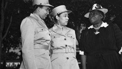 Mary McLeod Bethune was a member of President Franklin Roosevelt's "Black Cabinet" and worked to ensure Black women were able to join up.