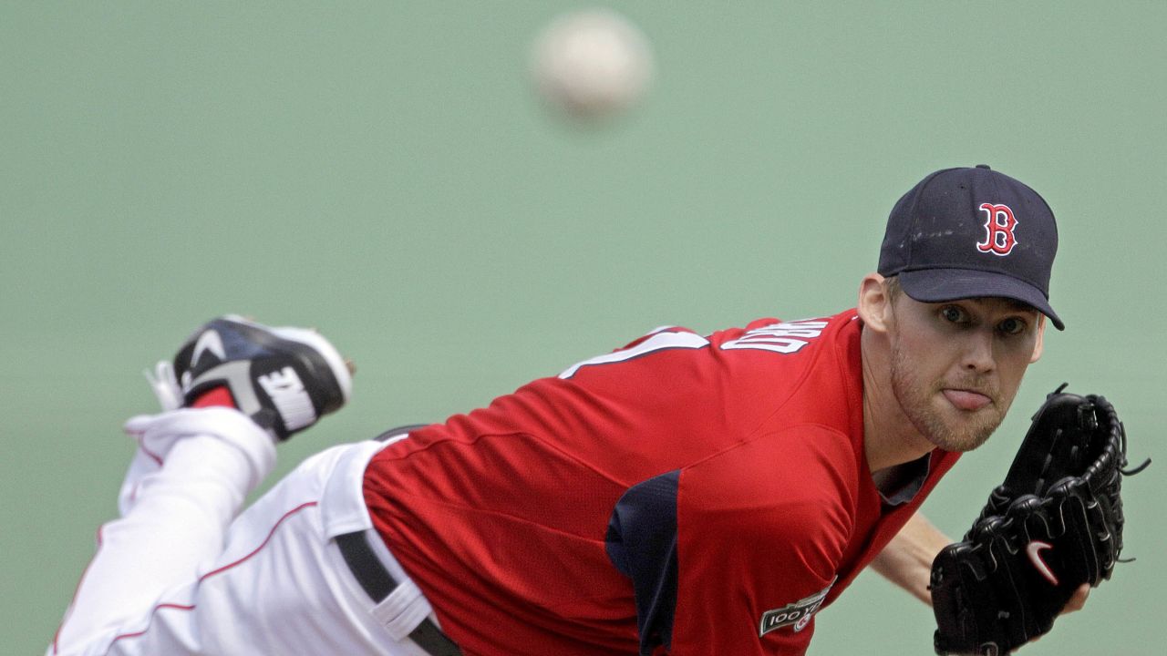 Daniel Bard, when he was with the Boston Red Sox. He last pitched in an MLB game on April 27, 2013.