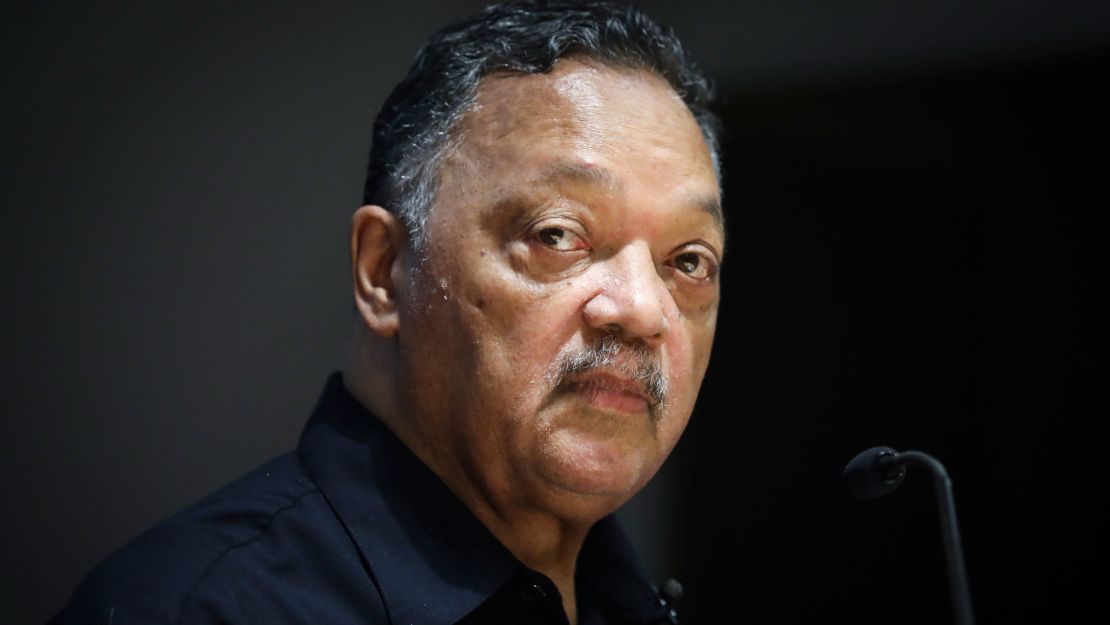 Jesse Jackson attends an International Conference 'Is #Auschwitz only Sleeping?' during the celebration of  European Roma Holocaust Memorial Day in Krakow, Poland on 5 July, 2019.  (Photo by Beata Zawrzel/NurPhoto via Getty Images)