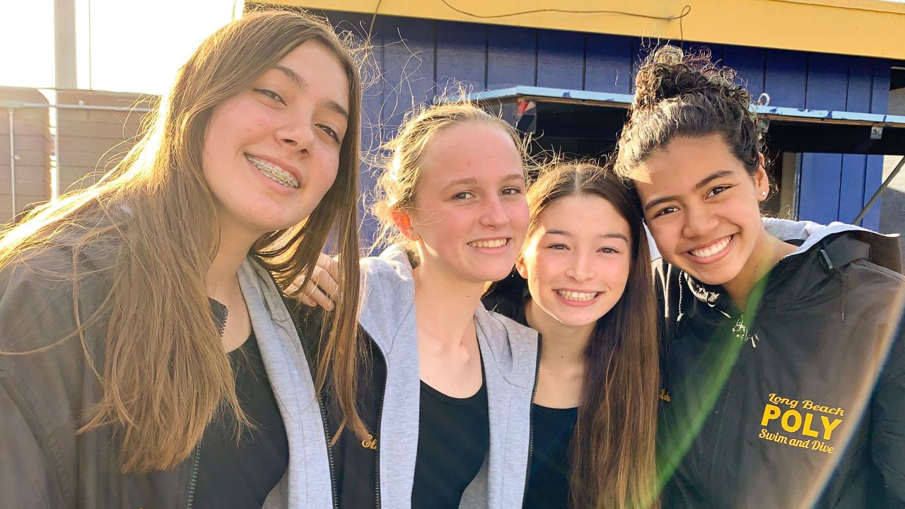 Sofia Migliazza, Ella Matlock, Erin Rogers and Lauryn Hong created Be the Change Coloring Co. as part of a economics class project.