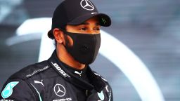 Pole position qualifier Lewis Hamilton is all smiles after topping qualifying at the Hungarian Grand Prix at the Hungaroring near Budapest.